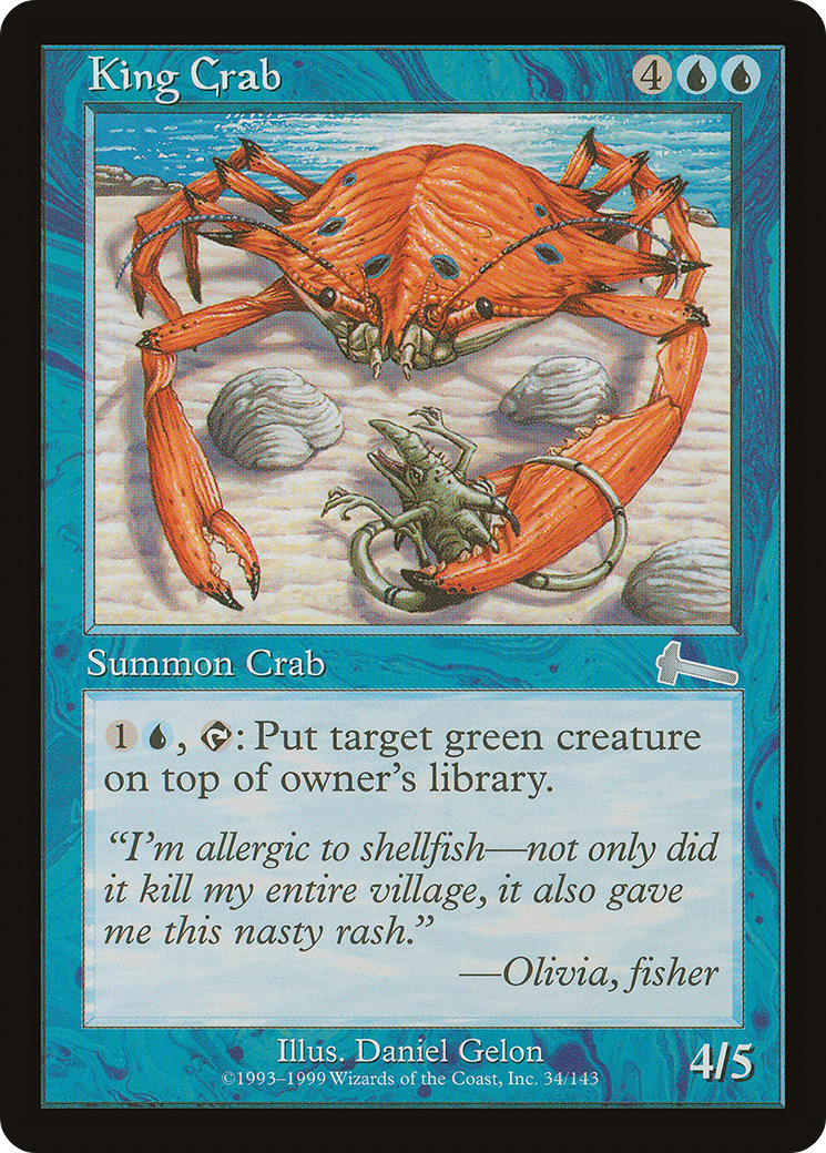 King Crab (ULG-034) - Urza's Legacy Foil