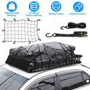 63x39x6.3in Universal Roof Rack Cargo Carrier Car Top Luggage Holder Basket withÊHook Strap Elastic Net