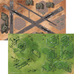 Battletech Aerobase #1/Rolling Woodland #1 - Hexless Battle Mat
