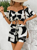 Summer Casual Shorts Suit Two-Piece Set