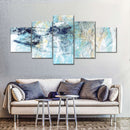 Dynamic Abstract Texture Wall Art