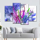 Abstract Flower Wall Art