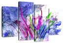 Abstract Flower Wall Art