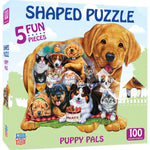 Puppy Pals - 100 Piece Shaped Jigsaw Puzzle