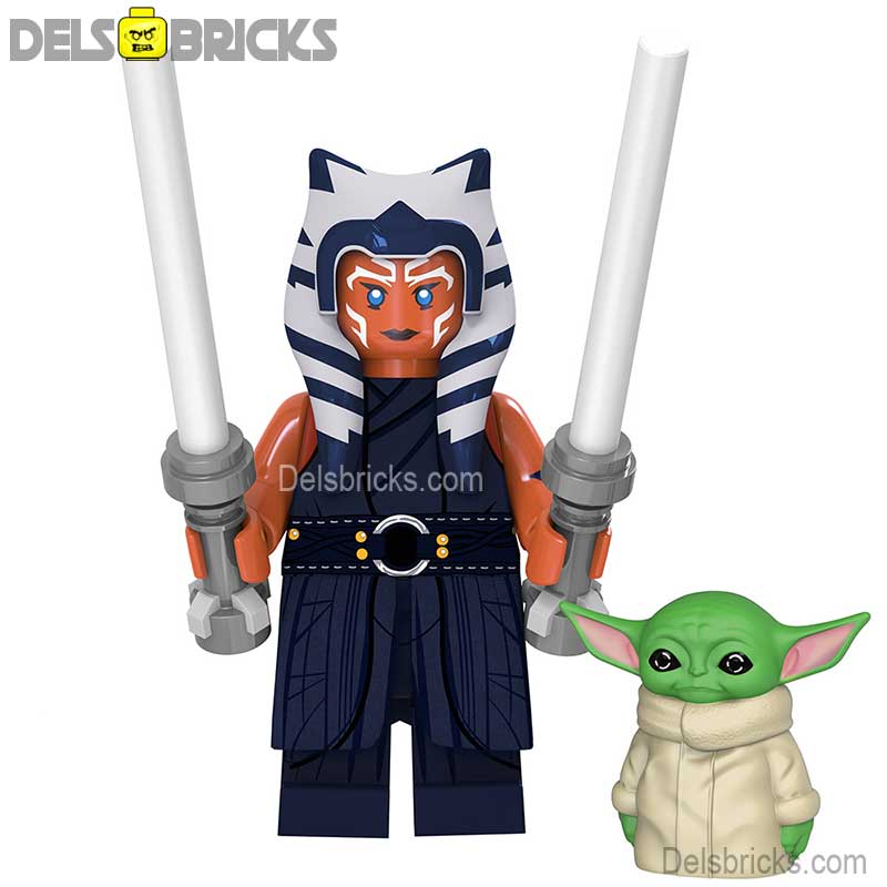 Ahsoka Tano & Grogu Lego Star Wars custom Minifigures – Ralphie's Funhouse