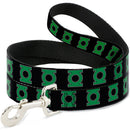 Dog Leash - Green Lantern Logo Black/Green