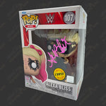 Alexa Bliss signed WWE Funko POP Figure #107 (Chase variant) Signed By Superstars 