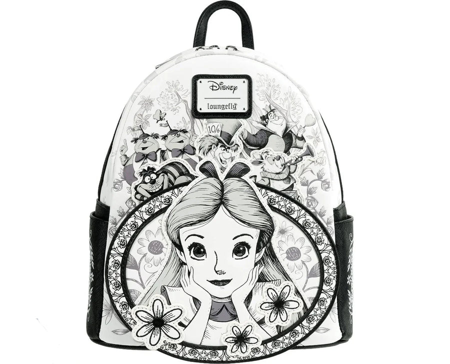 Loungefly Alice in Wonderland Sketch Mini Backpack - LIMIT OF 3