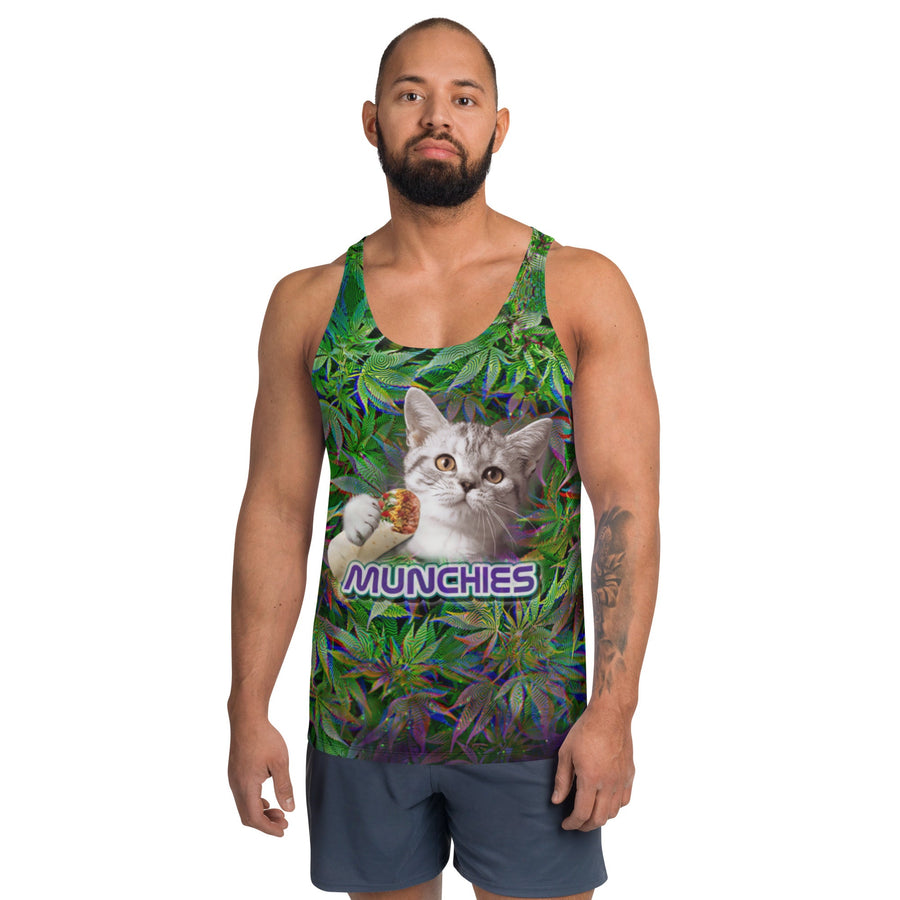 Munchies Cat Unisex Tank Top