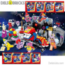 The Amazing Digital Circus Minifigures set of 8 and background diorama
