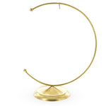 Crescent Moon Gold Metal Ornament Display Stand 8.8 Inches (Poland)