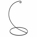 Open Frame Black Painted Metal Ornament Display Stand 9.2 Inches