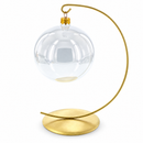 Solid Round Base Gold Metal Ornament Display Stand 7.8 Inches