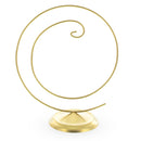 Art Deco Swirl Gold Metal Ornament Display Stand 10 Inches (Poland)
