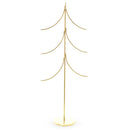 6-Arm Tiered Tree Gold Metal Ornament Display Stand 14 Inches (Poland)