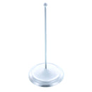 Upright Silver Metal Christmas Tree Topper Finial Stand Display Stand 7.2 Inches (Poland)