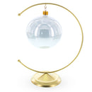 Crescent Moon Gold Metal Ornament Display Stand 8.8 Inches (Poland)