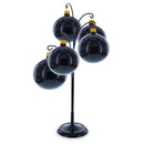 5-Arm Scroll Tree Branches Black Painted Metal Ornament Display Stand 14.5 Inches (Poland)