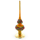 Upright Gold Metal Christmas Tree Topper Finial Stand Display Stand 7.2 Inches (Poland)