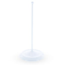 Upright White Metal Christmas Tree Topper Finial Stand Display Stand 7.2 Inches (Poland)