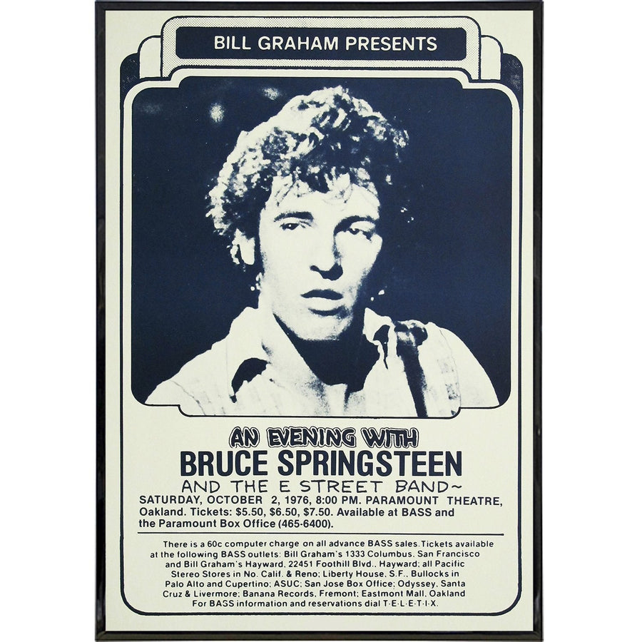 An Evening with Bruce Springsteen Poster Print