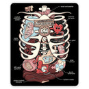 Sticker: Anatomy of the DM Waterproof Die Cut