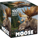 Moose 100 Piece Shaped Jigsaw Puzzle