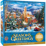 Season's Greetings - Sledding Home 1000 Piece Jigsaw Puzzle