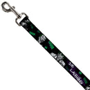 Dog Leash - Joker DIE LAUGHING! HAHA Black/Purple/Green