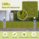 12 Pieces 20 x 20 inches Artificial Grass Wall Panels for Garden Yard Balcony