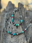Authentic Jasper Turquoise Chain Bracelet