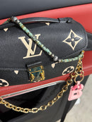 Authentic Turquoise Heishi Purse Chain