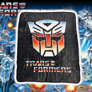 Hasbro Transformers Autobot Symbol 80's Cartoon Throw Blanket