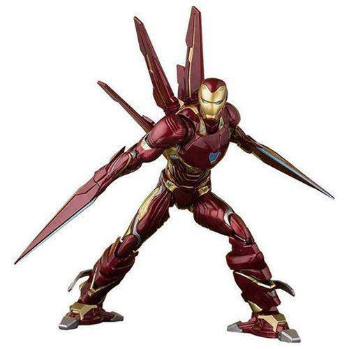 Bandai Avengers : Infinity War Iron Man Mk-50 Nano-Arme SH Figuarts Figurine