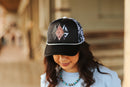 Aztec Desert Cow Patch Trucker Hat