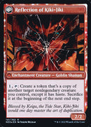 Fable of the Mirror-Breaker // Reflection of Kiki-Jiki (PRE-141S) - Kamigawa: Neon Dynasty Promos: (fandfc, enchantment) Foil