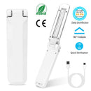 Foldable UV Sanitizer Light Handheld Germ Kill Sterilizer Wand UVC Disinfection Lamp For Tablet PC Phone Toys Wardrobe Toilet