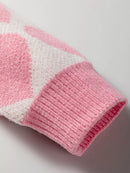 Valentine Heart Round Neck Sweater