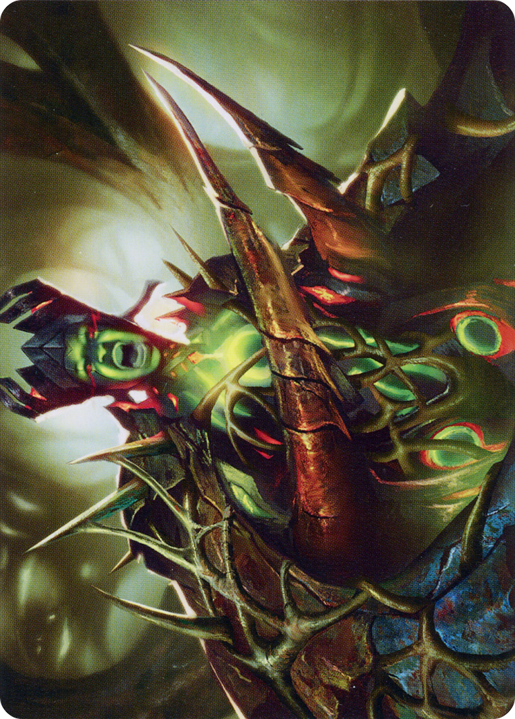 Maze's Mantle // Maze's Mantle (AONE-040) - Phyrexia: All Will Be One Art Series (Borderless)