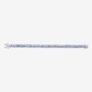 17.22 Carat Genuine Blue Topaz and White Diamond .925 Sterling Silver Bracelet