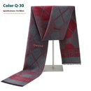 Men's Winter Warm Striped Business Scarf