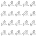 20Pcs Nail Tip Clips Quick Building Poly Gel UV LED Builder DIY Transparent Finger Tip Extension Tool