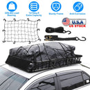 63x39x6.3in Universal Roof Rack Cargo Carrier Car Top Luggage Holder Basket withÊHook Strap Elastic Net