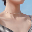 Round Beads Beanie Spacer Beads Choker Necklace