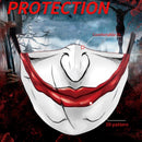 Digital Printing Halloween Funny Face Skull Double-layer Mask
