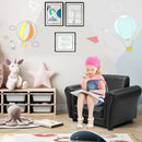 Kids Single Armrest Couch Sofa with Ottoman