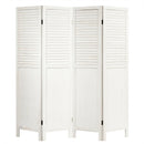 5.6 Ft Tall 4 Panel Folding Privacy Room Divider