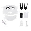Silicone Facial Mask Rechargeable LED Photon Rejuvenation
