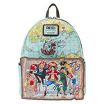 (UPDATED ARRIVAL ESTIMATE Q3 2024) PREORDER (Estimated Arrival Q2 2024) Loungefly Animation: One Piece - One Piece Luffy Gang Map Mini-Backpack