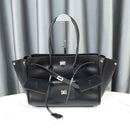 Large-Capacity Neutral-Style Tote Wing Genuine Leather Motorcycle Shoulder Bag